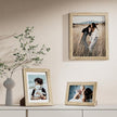 Vittanly Picture Frames Set of 10, Picture Frames Collage Wall Decor with Two 8x10, Four 5x7, and Four 4x6 Photo Frames, Gallery Wall Frame Set for Wall or Tabletop Display, Light Wood