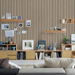 Wallpaper Peel and Stick Wood Grating Stripe Self-Adhesive Wallpaper Faux Wood Contact Paper Wood Slats Self Adhesive Wall Paper PVC Vinyl Film Removable Waterproof 17.3