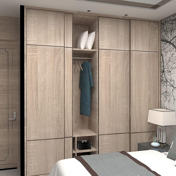 354x24 Inch Light Wood Wallpaper Peel and Stick Oak Wood Grain Contact Paper for Countertops Waterproof Thick Oak Wallpaper for Walls Kitchen Bedroom Cabinets Vinyl Wrap Grey Brown