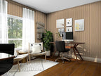 Wallpaper Peel and Stick Wood Grating Stripe Self-Adhesive Wallpaper Faux Wood Contact Paper Wood Slats Self Adhesive Wall Paper PVC Vinyl Film Removable Waterproof 17.3