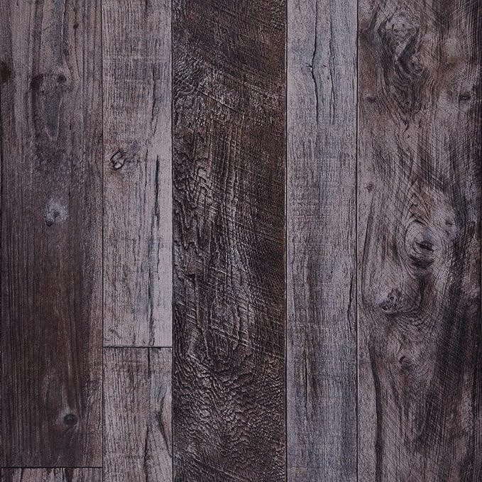 WENMER Grey Wood Peel and Stick Shiplap Self Adhesive Wallpaper - 17.71
