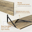 Deep Floating Shelves Wall Mounted, 36