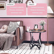 Dimoon 17.7''x236.2''Pink Peel and Stick Wallpaper Gothic Floral Wall Paper Contact Paper Closeout Renter Friendly Modern Self Adhesive(236.2''x17.7'', Pink Floral Textured)