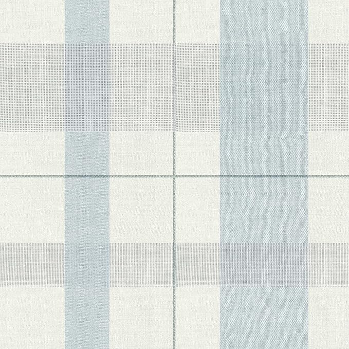 Timeet Modern Peel and Stick Wallpaper Wallpaper Blue Gray Boho Contact Paper Waterproof Self Adhesive Removable Textured Wall Paper for Bedroom Bathroom Cabinets Wall Decor Vinyl 17.3" x 200"