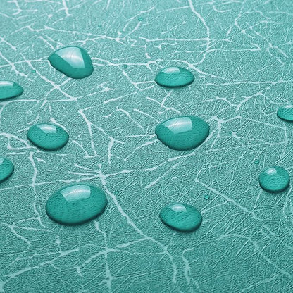 Safiyya 393"x 17.3" Peel and Stick Wallpaper Teal Silk Contact Paper Teal Self Adhesive Removable Wallpaper Solid Color Wallpaper for Bedroom Vinyl Rolls