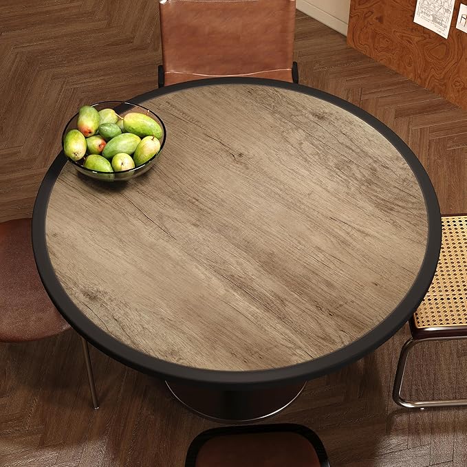 Brown Wood Contact Paper for Cabinets Drawers Wood Grain Vinyl Wrap 3D Wood Textured Wallpaper Peel and Stick Countertops 24