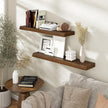 RICHFOCUS Live Edge Wood Floating Shelves for Wall 36