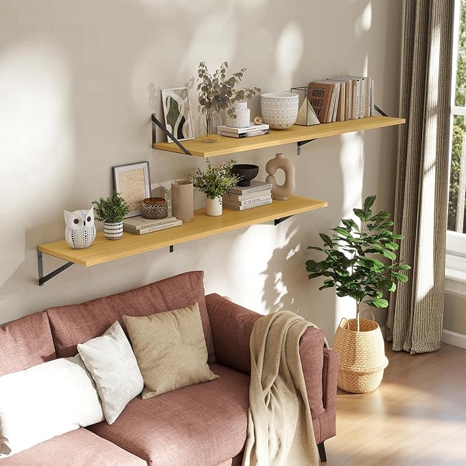Deep Floating Shelves Wall Mounted, 55