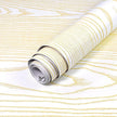 Yun-aeon White and Gold Wood Contact Paper 17.3