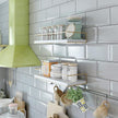 Shario White Floating Shelves - Set of 2, Wall Mounted Hanging Shelves with Golden Towel Rack, Decorative Storage Shelves for Bathroom, Kitchen, Living Room & Bedroom (White Gold, 15.7 Inches) | Hanging Shelves, for Bathroom, Kitchen, Living Room, Bedroom