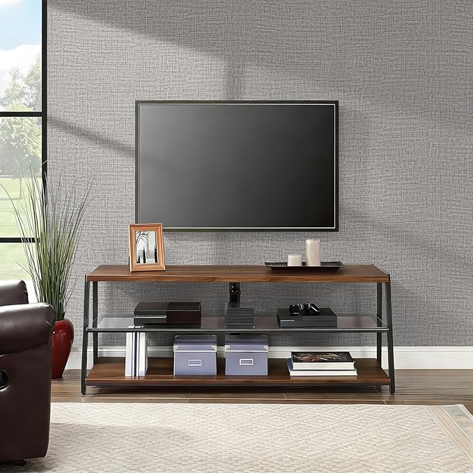 Guvana Grasscloth Peel and Stick Wallpaper Grey Textured Contact Paper Modern Removable Self Adhesive Wall Paper Thicken Fabric Faux Linen Wallpaper for Bathroom Living Room Cabinets 78.7inx15.7in