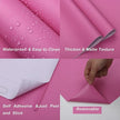 118''x15.7'' Pink Wallpaper Solid Color Pink Peel and Stick Pink Contact Paper for Cabinets Self-Adhesive Removable Girls Bedroom Kids Room Decor Vinyl Roll Matte, (MP25)