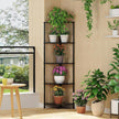 Book Shelf Corner Shelf, 5 Tier Corner Bookshelf Display for Living Room Decor, 44.1