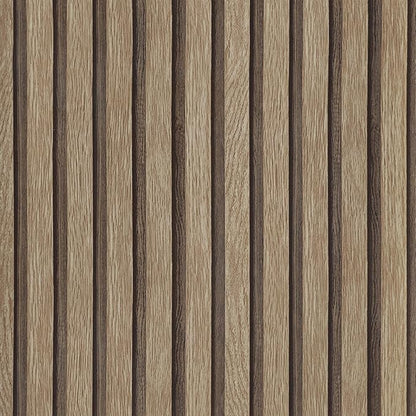 Yun-aeon Natural Wood Peel and Stick Wallpaper Wood Slats - 17.3"x 160" Light Tan Self-Adhesive Waterproof Vinyl Removable Wall Paper for Wall Decor Bedroom