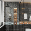 Gray Gold Marble Contact Paper Peel and Stick Countertops Kitchen Vinyl Wrap Wallpaper 591