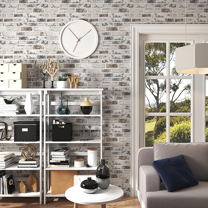 Brick Wallpaper Peel and Stick Wallpaper 17.3
