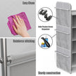 Simple Houseware 4-Tier 16 Cube Shoe Cubby Rack Organizer, Gray
