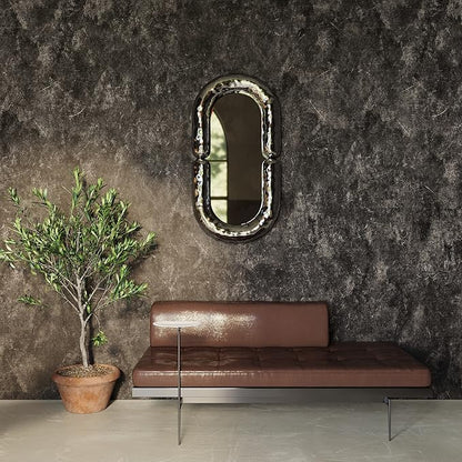 48"×354" Big Roll Large Size Dark Brown Tan Grey Concrete Wallpaper Peel and Stick Waterproof Thick Charcoal Gray Concrete Contact Paper Vinyl Adhesive Taupe Cement Sticker for Bedroom Office